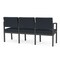 Lesro Lenox 3 Seat Tandem Seating W/ Arms, 64.5 in W 24.5 in L 32 in H LS3103 - alternate 2